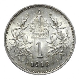 Austria, 1 crown 1913