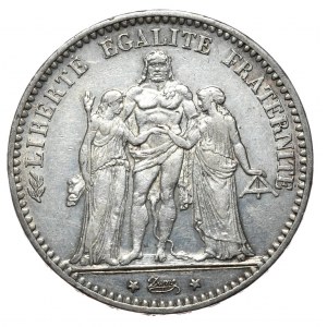 France, 5 Francs, 1874 Hercules