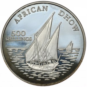 Tanzania, 500 Shillings, 2001.