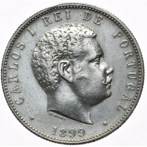 Portugal, 1000 Reales, 1899.
