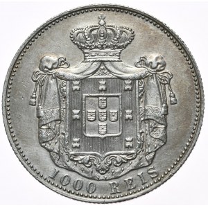 Portugal, 1000 Reales, 1899.