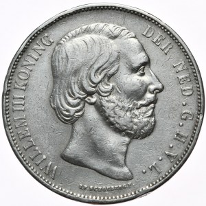 Nizozemsko, 2½ guldenů, 1871.