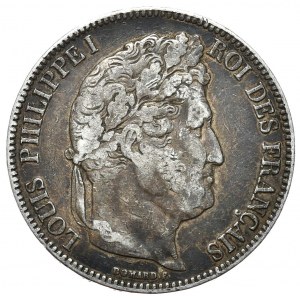 Francja, 5 Franków, 1843r.