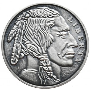 USA, buffle, 1 oz, Ag 999, Antic