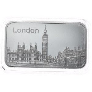 Barre de 1 oz. Monnaie d'argent, Londres