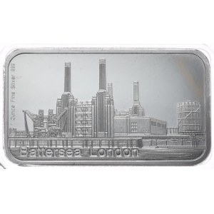 Barre de 1 oz. Monnaie d'argent, Battersea