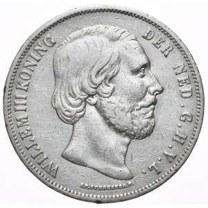 Netherlands, 2½ Guilders, 1851.
