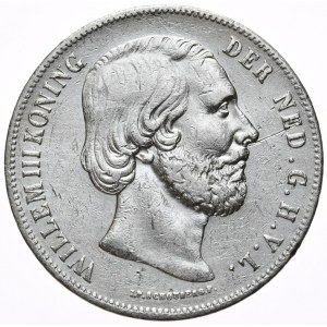 Netherlands, 2½ Guilders, 1857.
