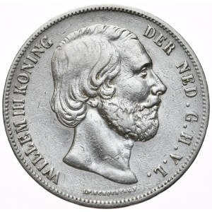Netherlands, 2½ Guilders, 1858.