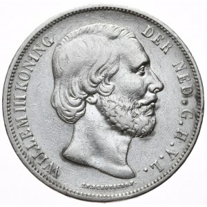 Netherlands, 2½ Guilders, 1869.