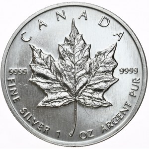 Canada, $5, Leaf, 1988.