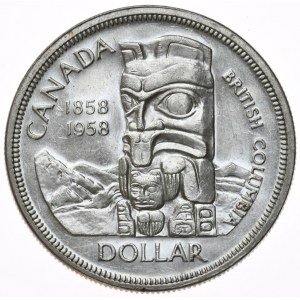 Canada, 1 dollar, 1958.