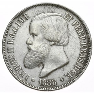 Brazylia, 2000 Reis (Reali), 1888r.
