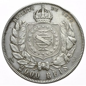 Brazylia, 2000 Reis (Reali), 1888r.
