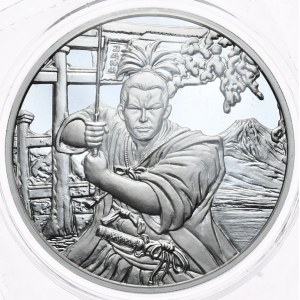 Fidżi, 50 Centów, 2022r., Samuraj