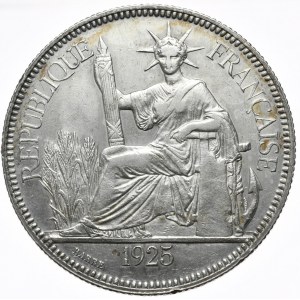 Indochiny Francuskie, 1 Piastr, 1925r.