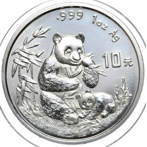 China, Panda, 1996, 1oz., large date