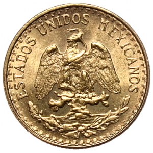 Mexico, 2 Pesos, 1945.