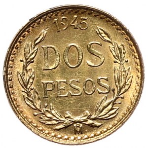 Meksyk, 2 Pesos, 1945r.