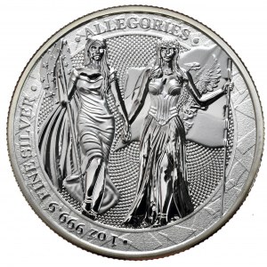 Germania Mint, 2019, Colombia, 1oz, Ag 999