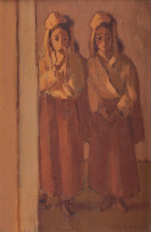 Benn Bencion Rabinowicz (1905 Białystok - 1989 Paryż), Dwie kobiety we wnętrzu