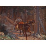 Czesław Skawiński (1890 - 1974 Kraków), Po wyrębie, 1922