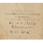 Wiktor Korecki (1890 Kamieniec Podolski - 1980 Milanówek k. Warszawy), Pejzaż zimowy z domem