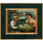 Jakub Zucker (1900 Radom - 1981 Nowy Jork), Przy stole