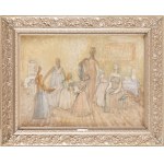 Louis Lille (1897 Podwłoczyska nad Zbruczem - 1957 Paris), Scene in the Salon