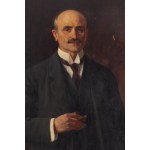 Stanisław Józef Rejchan (1858 Lwów - 1919 Kraków), Portret mężczyzny z cygarem, 1917