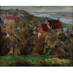 Jan Karmański (1887 Warszawa - 1958 Puławy), Widok na Kazimierz Dolny, 1940