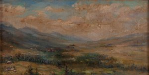 Sylweriusz Saski (1863 Nottingham - 1954 ), Pejzaż górski