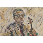 Wacław Taranczewski (1903 Czarnków - 1987 Kraków), Portret skrzypka