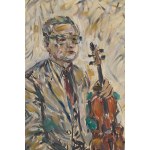 Wacław Taranczewski (1903 Czarnków - 1987 Kraków), Portret skrzypka