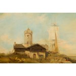 Charles Hoguet (1821 Berlin - 1870 Berlin), Pejzaż nadmorski
