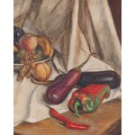 Jozef Krzyzanski (1898 Hnilice, Ukraine - 1987 Poznan), Still life with vegetables and fruits