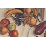 Jozef Krzyzanski (1898 Hnilice, Ukraine - 1987 Poznan), Still life with vegetables and fruits