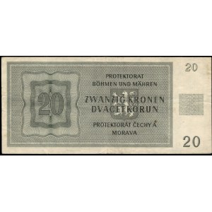 Czechy i Morawy. 20 Korun 1944 Prefiks S 25 H