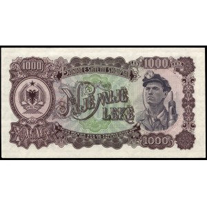 Albania. 1000 Leke 1957