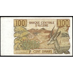Algeria. 100 Dinars 1970 Light Brown