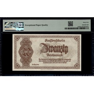 Germany. Sudetenland & Lower Silesia 20 Reichsmark 1945