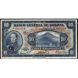 Bolívia. 10 Bolivianos 1928