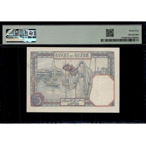 Algeria. 5 Francs 1927