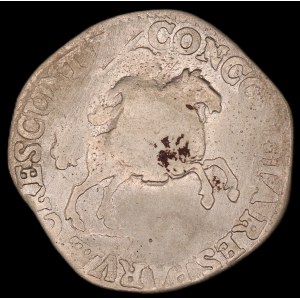 Netherlands. Zwolle 6 Stuivers Rijderschelling 1680 With Countermark Silver