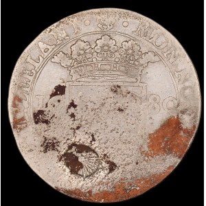 Netherlands. Zeeland Hoedjesschelling 1680 With Countermark Silver