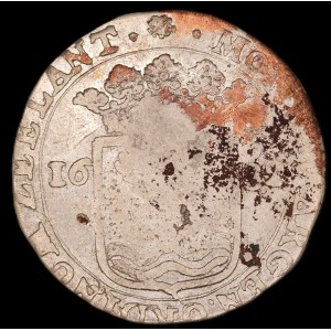 Netherlands. Zeeland Hoedjesschelling 1680 With Countermark Silver