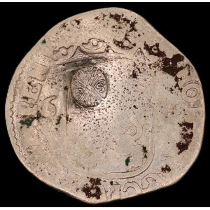 Niederlande. Zwolle 6 Stuivers Rijderschelling 1680-9 mit Gegenstempel Silber