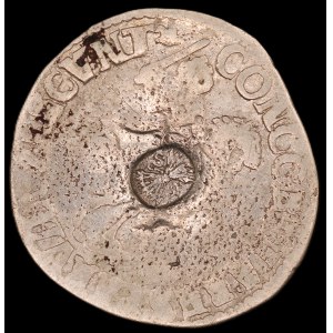 Netherlands. Zwolle 6 Stuivers Rijderschelling 1689 With Countermark Silver