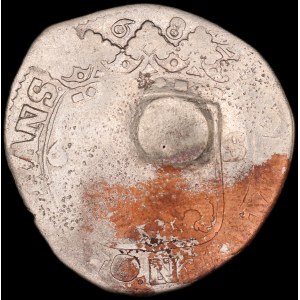 Netherlands. Zwolle 6 Stuivers Rijderschelling 1682 With Countermark Silver
