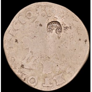 Netherlands. Zwolle 6 Stuivers Rijderschelling 1680 With Countermark Silver